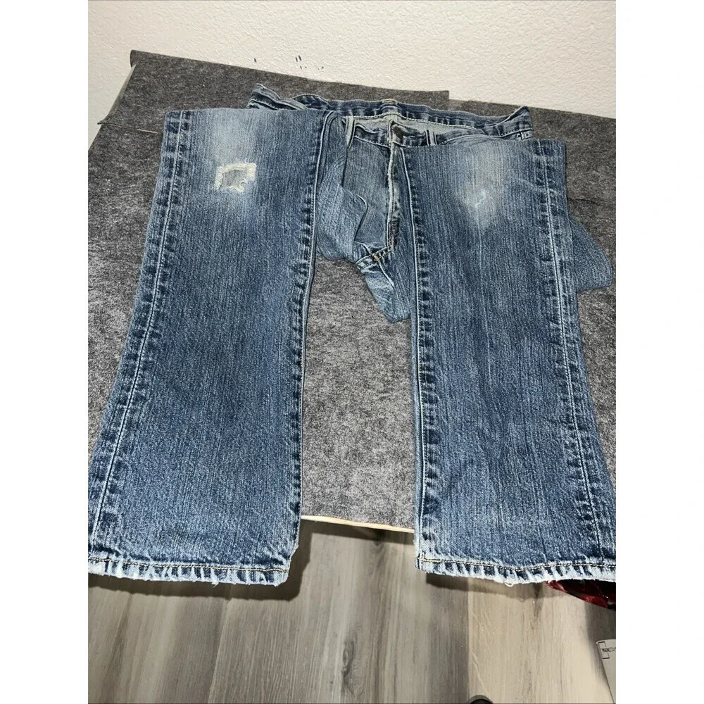Polo Ralph Lauren 867 Classic Fit Jeans Mens 30x32 Light Wash Vintage Y2K Denim